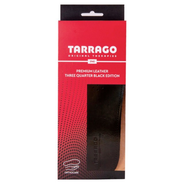 Palmilha de couro premium Tarrago Three Quarters Black Edition