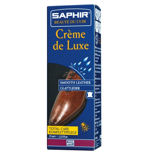 Saphir Crema Lujo Aplicadora  75ml.